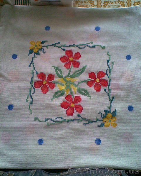 Наволочка "Цветы" - <ro>Изображение</ro><ru>Изображение</ru> #1, <ru>Объявление</ru> #209978