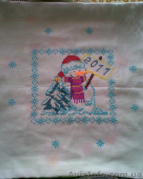 Наволочка "Снеговик" - <ro>Изображение</ro><ru>Изображение</ru> #1, <ru>Объявление</ru> #209956