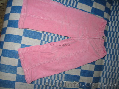 Продам штанишки для девочки вельветовые утепленные "Одягайко" б\у - <ro>Изображение</ro><ru>Изображение</ru> #1, <ru>Объявление</ru> #497391