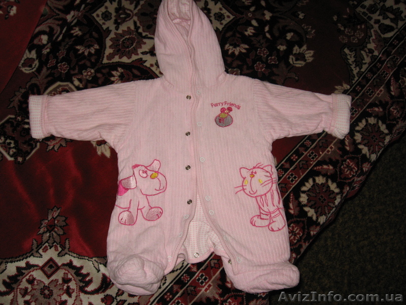 Продам демисезонный комбинезон для новорожденной - <ro>Изображение</ro><ru>Изображение</ru> #1, <ru>Объявление</ru> #497708