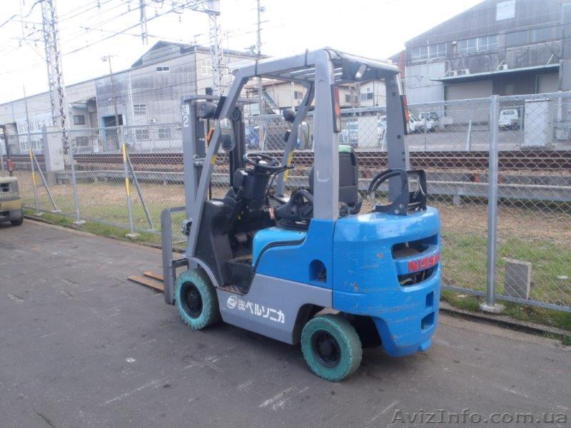Газ-бензиновый вилочный погрузчик Nissan P1F1A15D на 1.5 тонны - <ro>Изображение</ro><ru>Изображение</ru> #1, <ru>Объявление</ru> #1269250