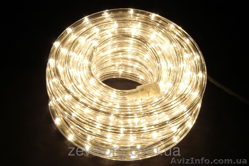 Светодиодный дюралайт LED 10м с контроллером белый - <ro>Изображение</ro><ru>Изображение</ru> #1, <ru>Объявление</ru> #1330081