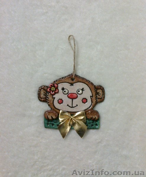 Новогодняя «Обезьянка с бантиком» - <ro>Изображение</ro><ru>Изображение</ru> #1, <ru>Объявление</ru> #1350327
