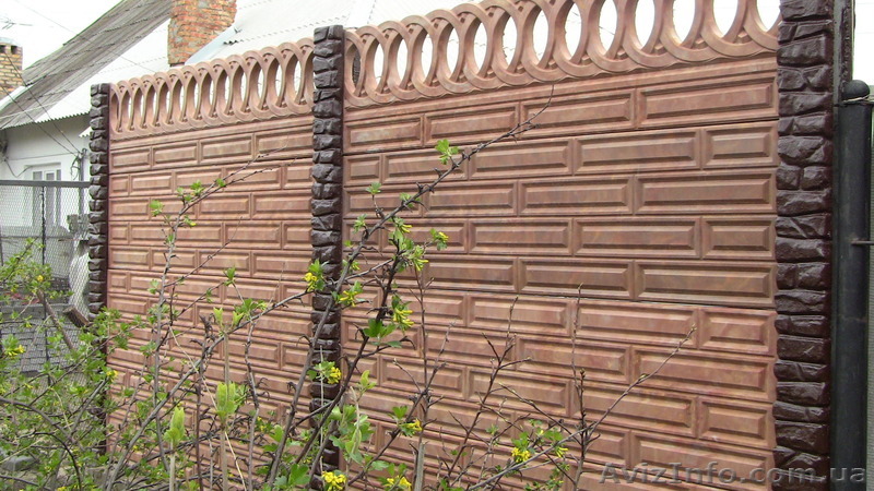 ж/б секционные цветные заборы разнообразной фактуры - <ro>Изображение</ro><ru>Изображение</ru> #1, <ru>Объявление</ru> #1381935