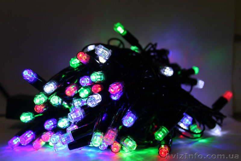 Гирлянда-нить для деревьев 20 м, (мультицвет) - <ro>Изображение</ro><ru>Изображение</ru> #1, <ru>Объявление</ru> #1493503