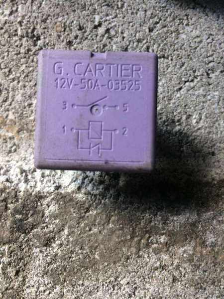 Б/у реле G. Cartier 03525 / 50A / 12V Renault, Рено - <ro>Изображение</ro><ru>Изображение</ru> #1, <ru>Объявление</ru> #1660808