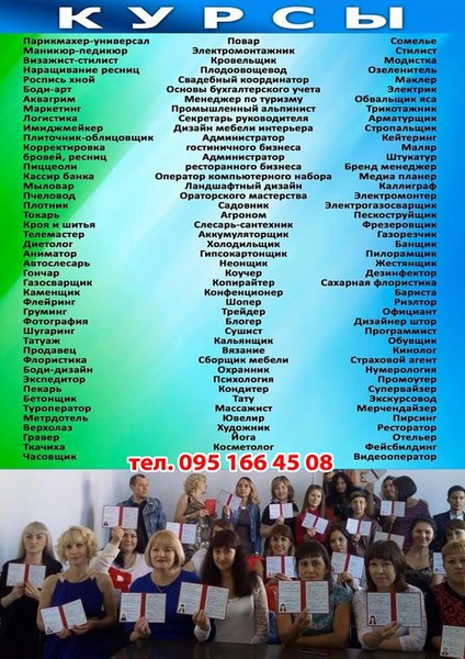 Обучение повар кондитер сушист пиццеоли барист бармен пекарь - <ro>Изображение</ro><ru>Изображение</ru> #1, <ru>Объявление</ru> #1666338