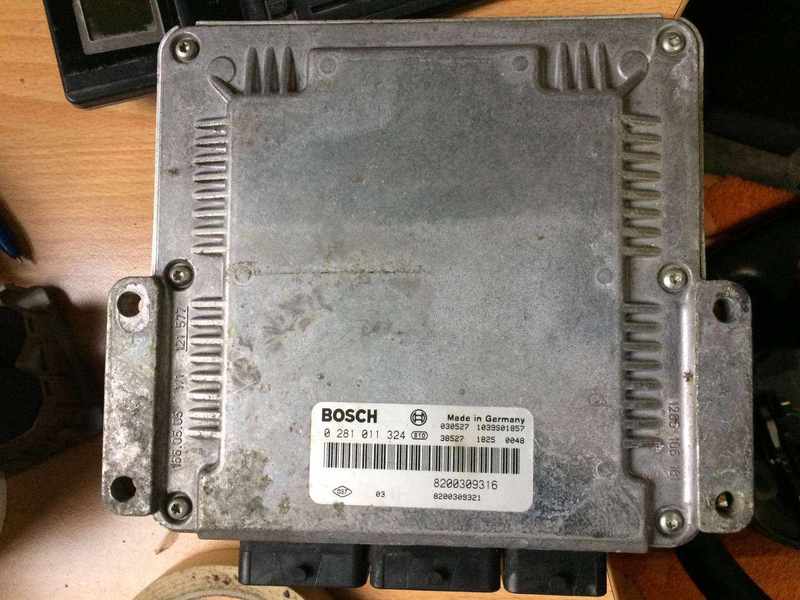 Б/у блок управления двигателем Renault Laguna 2, 1.9dci, 8200309316, 0281011324, - <ro>Изображение</ro><ru>Изображение</ru> #1, <ru>Объявление</ru> #1669086