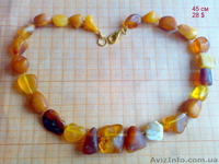 Лечебные бусы из слегка шлифованного янтаря - <ro>Изображение</ro><ru>Изображение</ru> #1, <ru>Объявление</ru> #934433