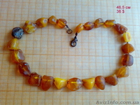 Лечебные бусы из слегка шлифованного янтаря - <ro>Изображение</ro><ru>Изображение</ru> #2, <ru>Объявление</ru> #934433