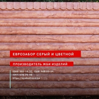 Глянсові огорожі. Європаркан Мармур з бетону. Євроогорожа Граніліт  - <ro>Изображение</ro><ru>Изображение</ru> #1, <ru>Объявление</ru> #1726830
