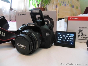 Продам Canon EOS 600D с объективом Canon EF 50mm F/1.4 USM - <ro>Изображение</ro><ru>Изображение</ru> #2, <ru>Объявление</ru> #389011