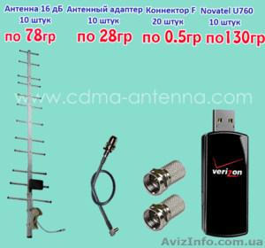 Антенна для интернета 16 dB + 3G модем + адаптер - <ro>Изображение</ro><ru>Изображение</ru> #3, <ru>Объявление</ru> #458752