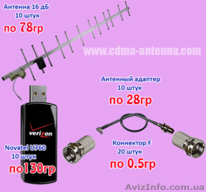 Антенна для интернета 16 dB + 3G модем + адаптер - <ro>Изображение</ro><ru>Изображение</ru> #4, <ru>Объявление</ru> #458752