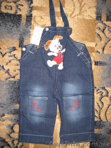 детский джинсовый кобинезон для мальчика - <ro>Изображение</ro><ru>Изображение</ru> #1, <ru>Объявление</ru> #813094