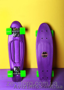 Скейтборд лонгборд фиолетовый  - <ro>Изображение</ro><ru>Изображение</ru> #1, <ru>Объявление</ru> #1507366