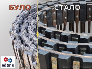 Ремонт,  реставрация прутковых транспортеров на Holmer,  Ropa,  Grimme.