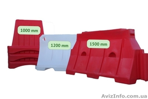 Пластиковые дорожные блоки