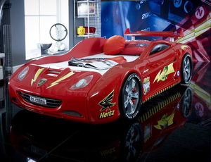 Детская Кровать машина F1 (красная).