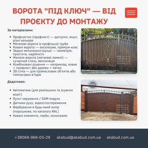 Откатные ворота. МАФы. Козырьки. Ворота. Заборы. Навесы.  - <ro>Изображение</ro><ru>Изображение</ru> #6, <ru>Объявление</ru> #1749952