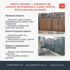 Откатные ворота. МАФы. Козырьки. Ворота. Заборы. Навесы.  - <ro>Изображение</ro><ru>Изображение</ru> #7, <ru>Объявление</ru> #1749952