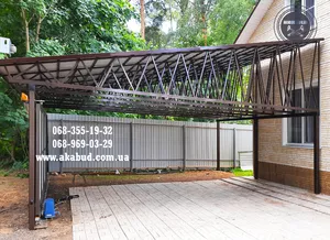 Навесы для авто и современные гаражи под ключ в Кривом Роге