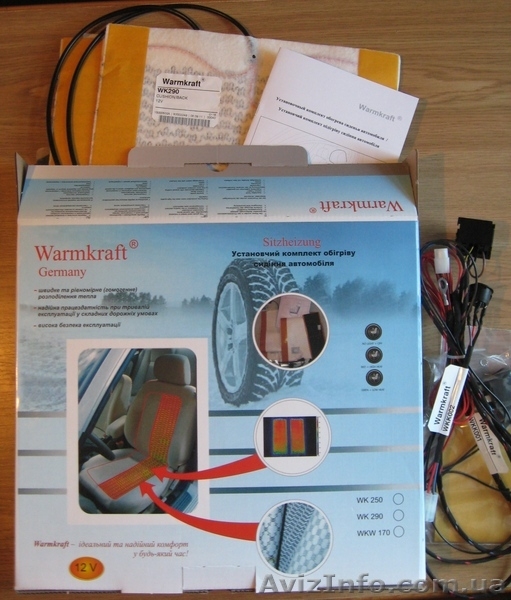 Подогрев сиденья  Warmkraft (Германия). - <ro>Изображение</ro><ru>Изображение</ru> #2, <ru>Объявление</ru> #280940