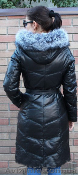 Новый кожаный пуховик  - <ro>Изображение</ro><ru>Изображение</ru> #2, <ru>Объявление</ru> #969054