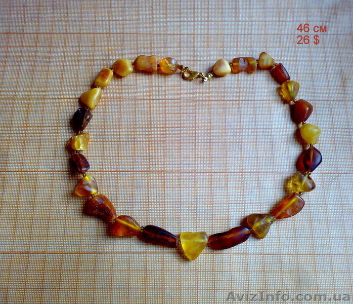Лечебные бусы из слегка шлифованного янтаря - <ro>Изображение</ro><ru>Изображение</ru> #4, <ru>Объявление</ru> #934433