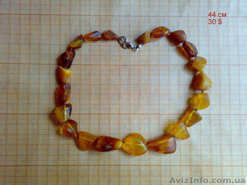 Лечебные бусы из слегка шлифованного янтаря - <ro>Изображение</ro><ru>Изображение</ru> #5, <ru>Объявление</ru> #934433
