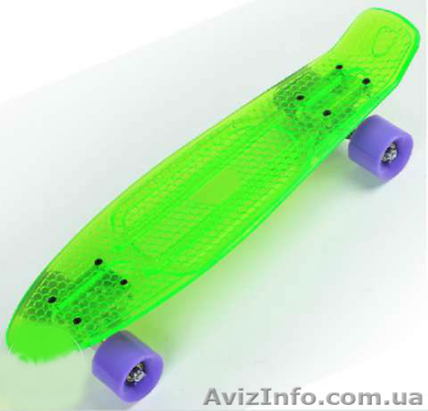 Penny Board прозрачный белый - <ro>Изображение</ro><ru>Изображение</ru> #2, <ru>Объявление</ru> #1246938
