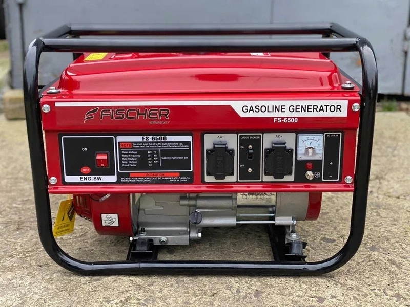 Генератор бензиновий однофазний Fischer 3.2 кВт - <ro>Изображение</ro><ru>Изображение</ru> #1, <ru>Объявление</ru> #1732029