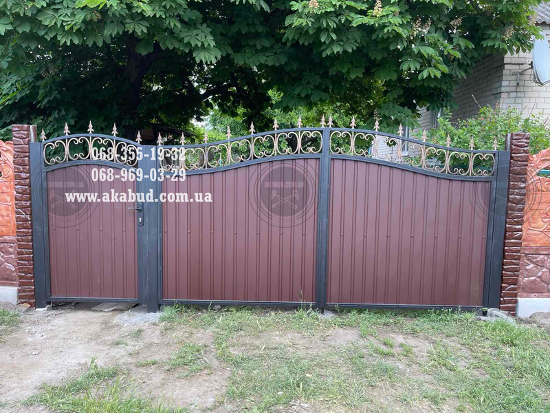 Распашные ворота, откатные ворота, навесы, козырьки, балконные ограждения, забор - <ro>Изображение</ro><ru>Изображение</ru> #1, <ru>Объявление</ru> #1737352