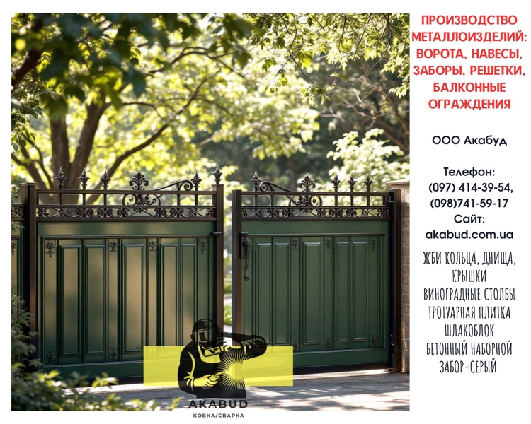 Паркани з профлиста, навіси, ворота відкатні - <ro>Изображение</ro><ru>Изображение</ru> #6, <ru>Объявление</ru> #1748369