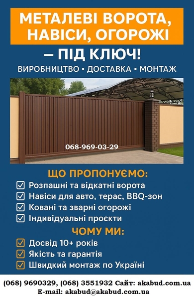 Откатные ворота. МАФы. Козырьки. Ворота. Заборы. Навесы.  - <ro>Изображение</ro><ru>Изображение</ru> #8, <ru>Объявление</ru> #1749952